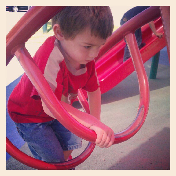 Playing at the Park #kj - from Instagram