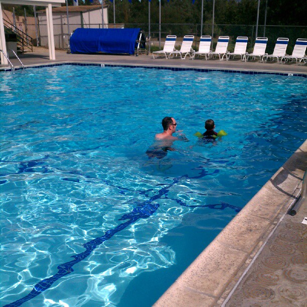 Pool to ourselves! - from Instagram