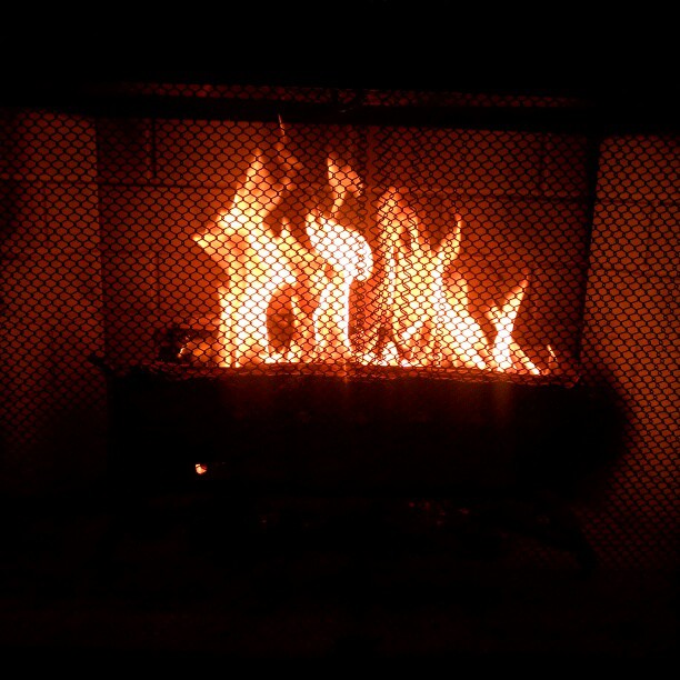 First fire of the season - from Instagram