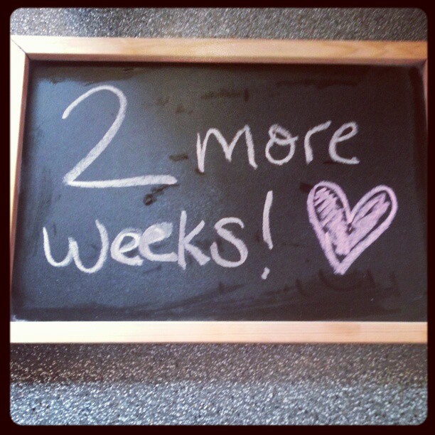 Only 2 more weeks! - from Instagram