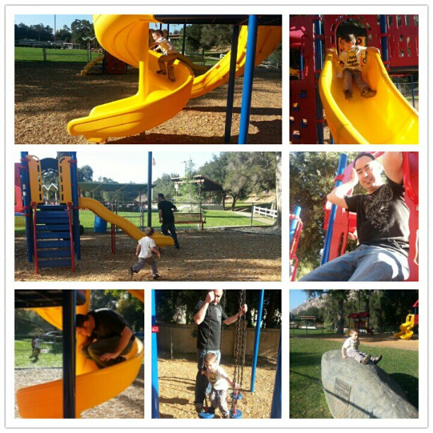 Playing at the park - from Instagram