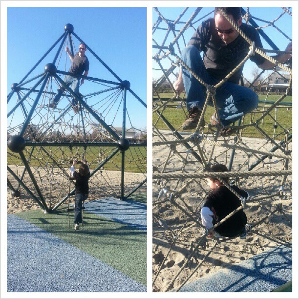 Climb, Climb, Climb #daddyishavingmorefunthankiddo